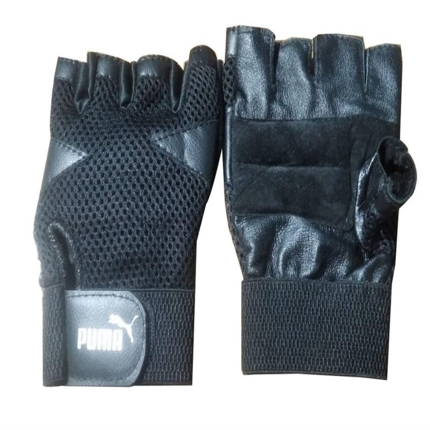 Black Boxing Leather Gym Glove
