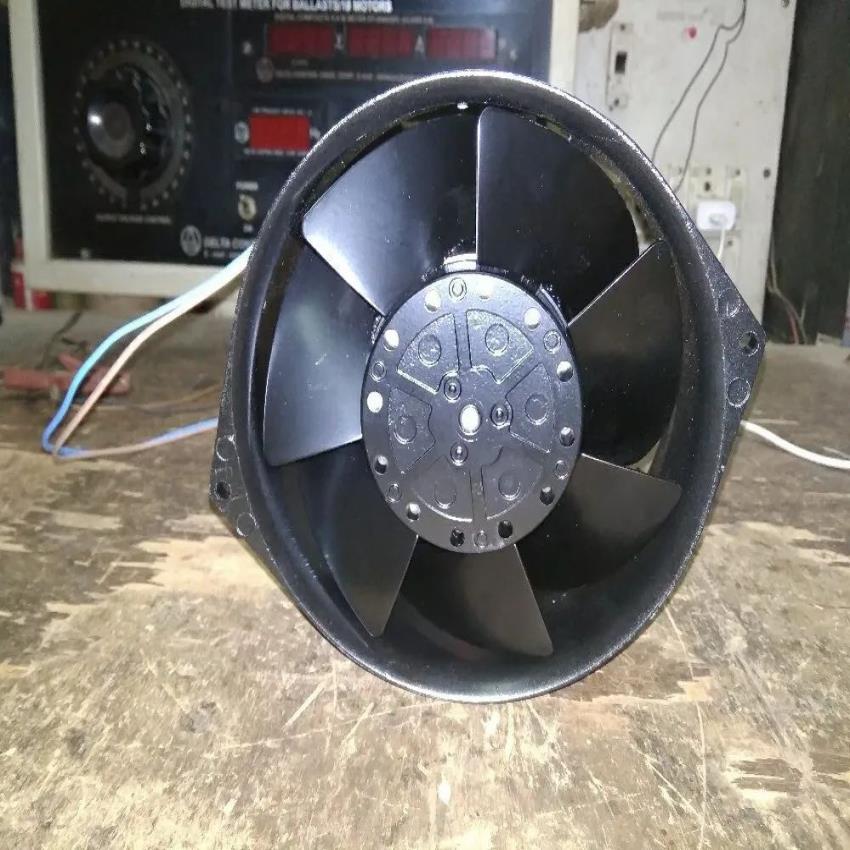Black Metal Fan, 6-Inch Impeller, 2800 RPM