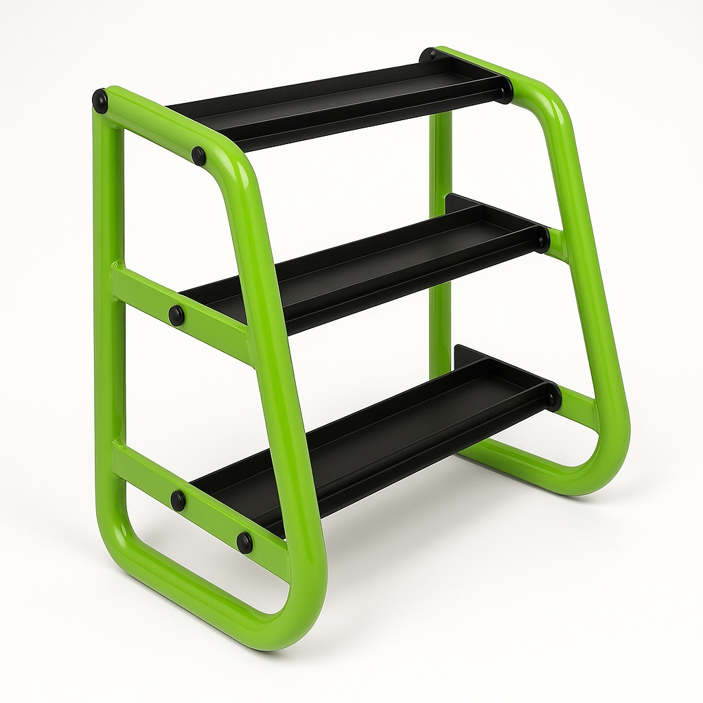 Black MS Vertical Weight Lifting Rack