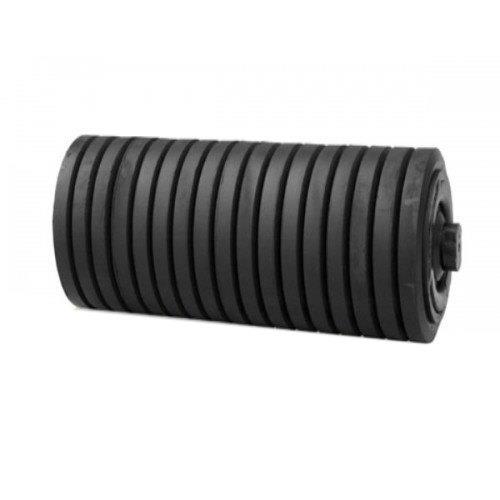 Black Natural Rubber Conveyor Roller