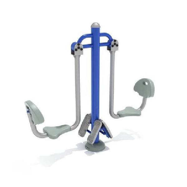 Black Outdoor Fitness Leg Press