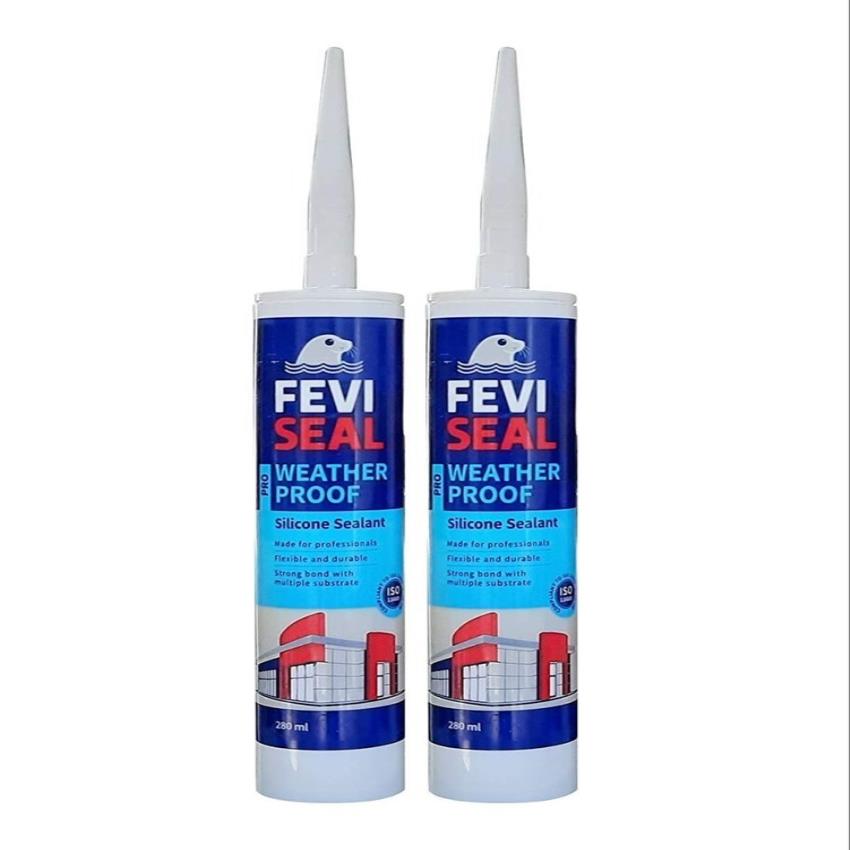 Feviseal Black Weatherproof Silicone Sealant