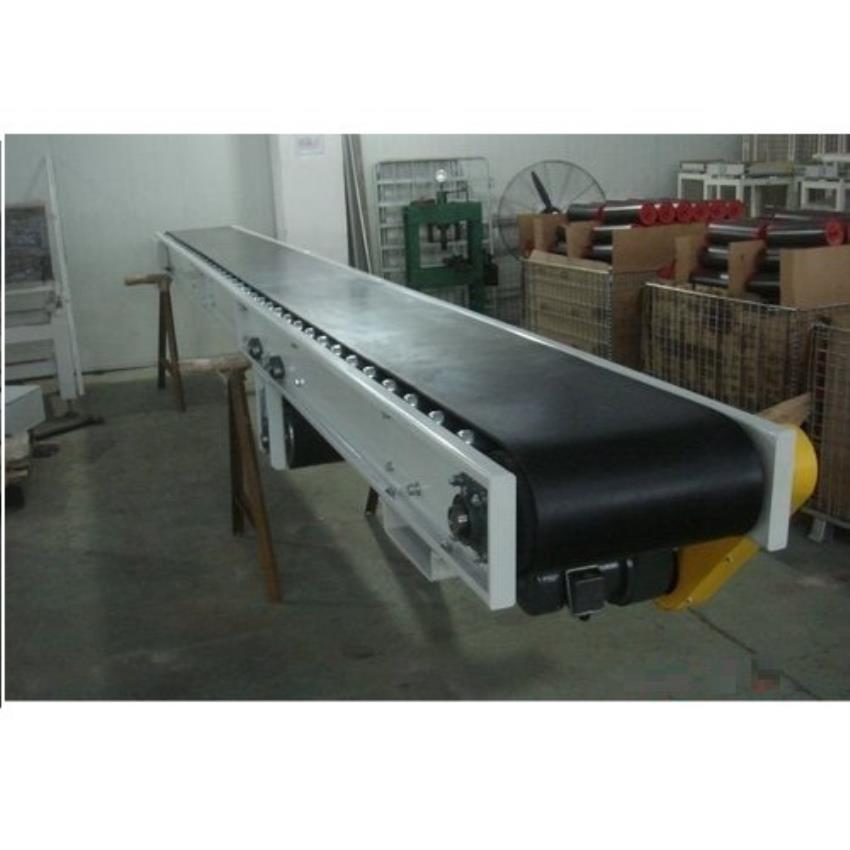 Black Automatic Rubber Belt Conveyor