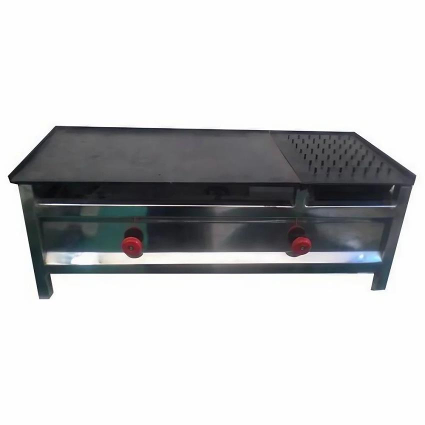 Black Stainless Steel Dosa Bhatti Equipment