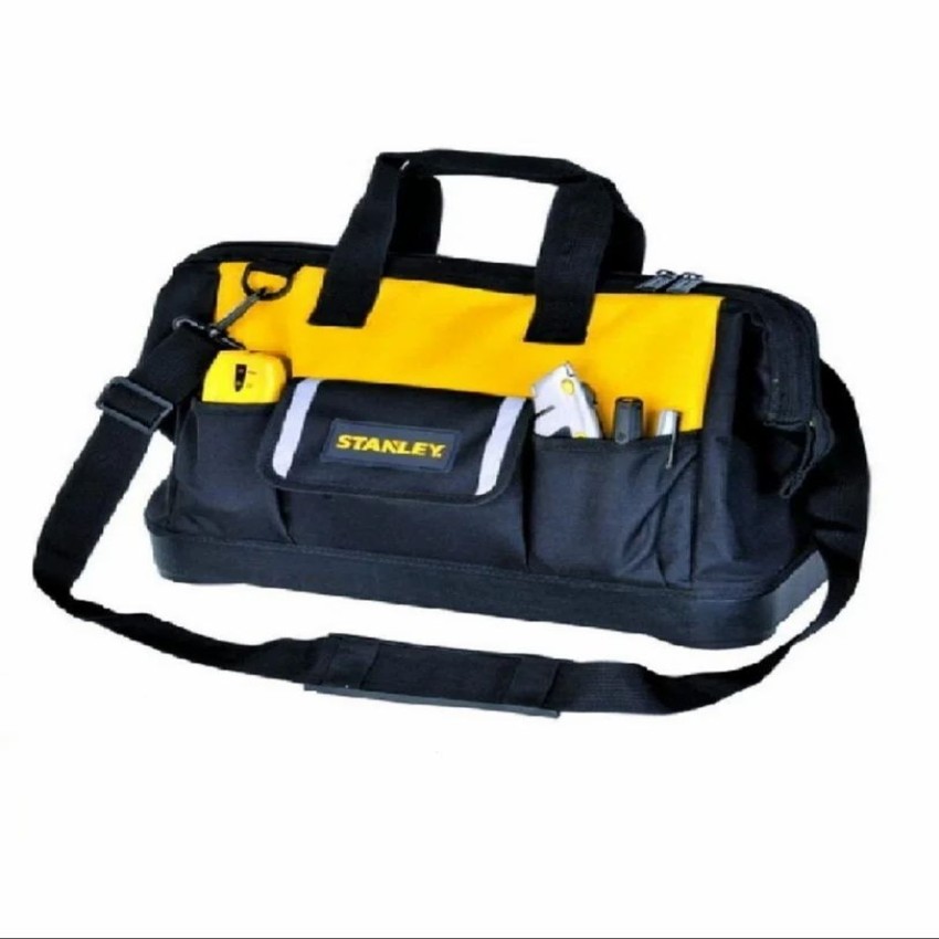 Stanley Black Open Mouth Tool Bag 12