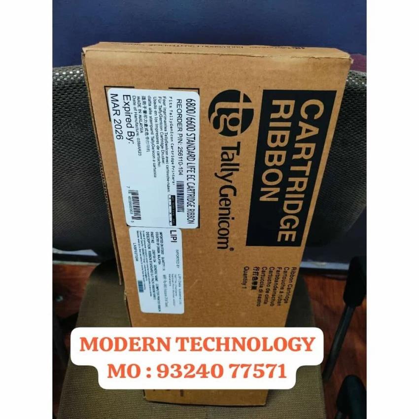 TallyGenicom 6600,6800 Black Ribbon Cartridge