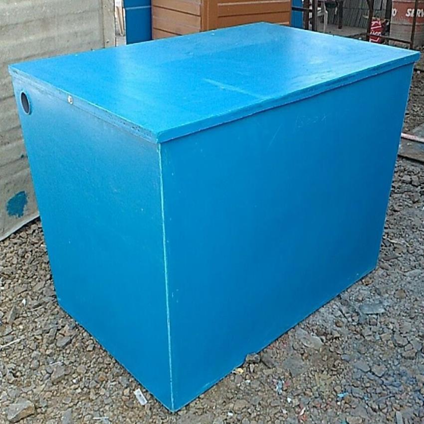 Blue Custom Capacity FRP Digester Tank