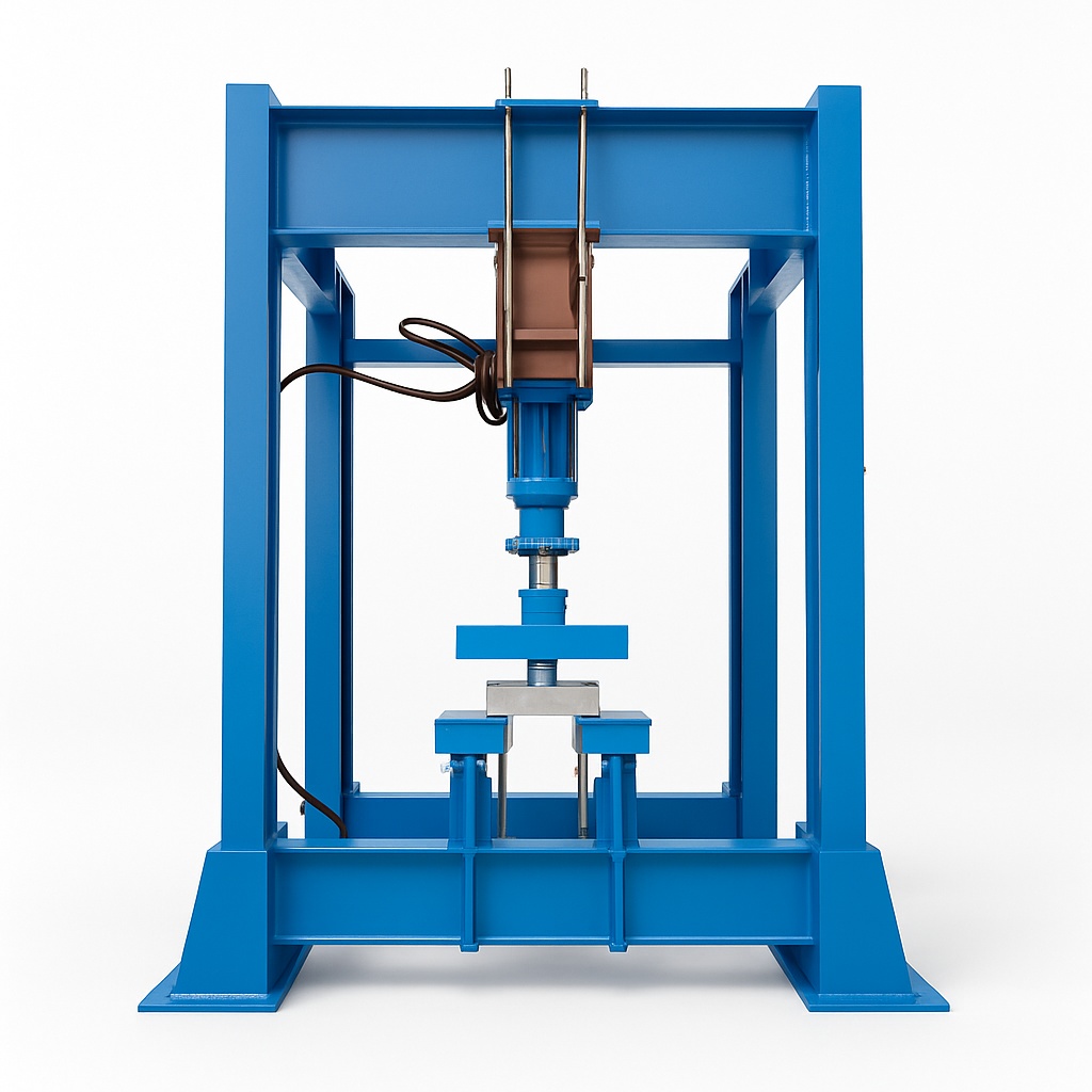 Blue Laboratory Mild Steel Loading Frame, Manual