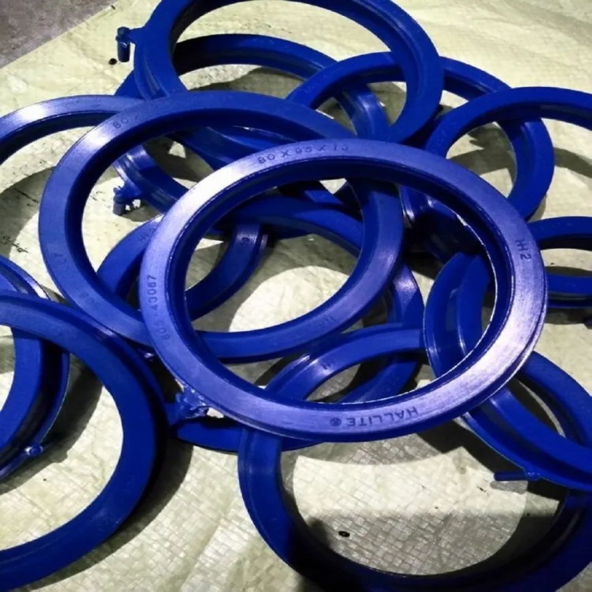 Blue PU Hydraulic Cap Seal, 6inch Round