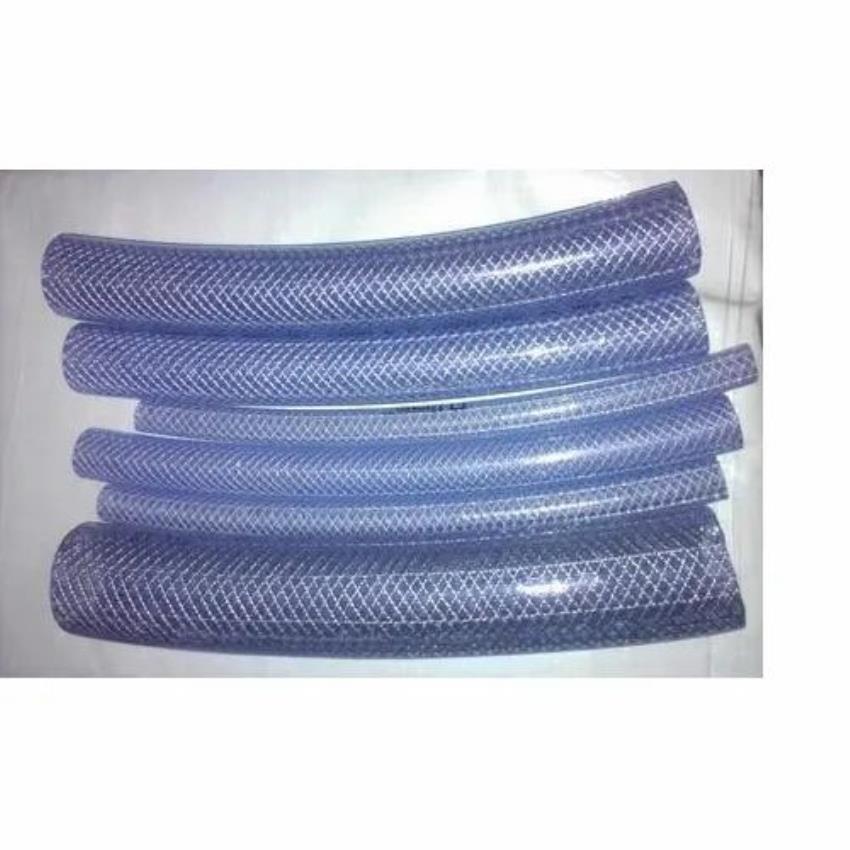 Blue Nylon Braided PVC Hose