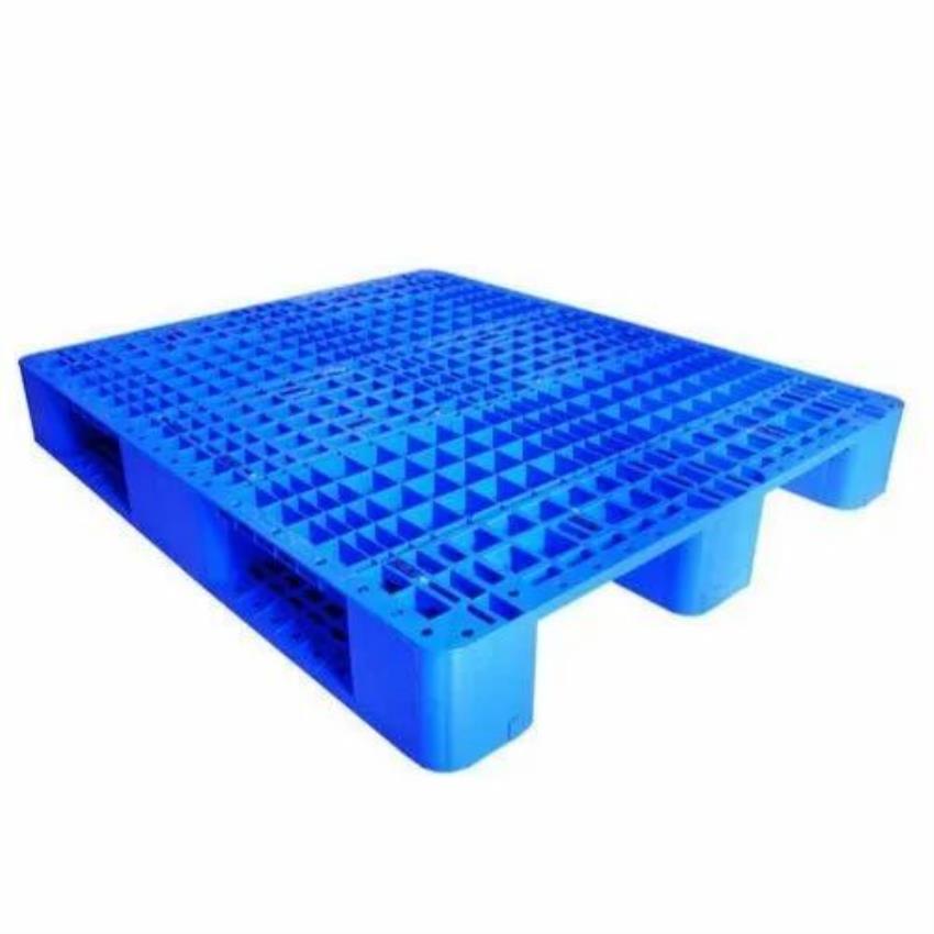 Blue Rectangle Industrial HDPE Pallet