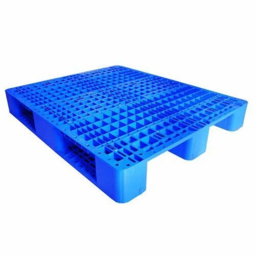 Blue Rectangular Heavy Duty Plastic Pallet