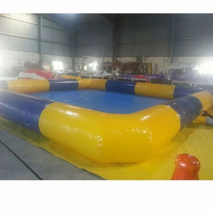 Blue Yellow Inflatable Water Pool