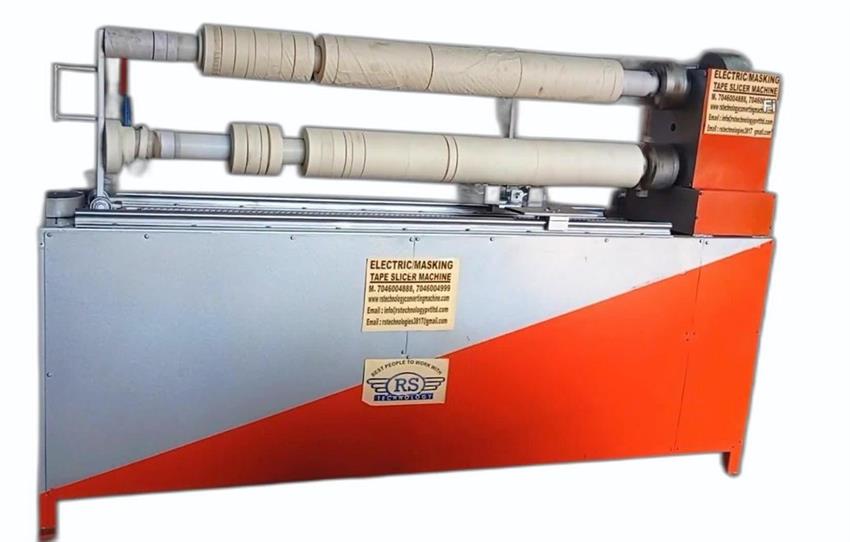 BOPP Dark White Masking Tape Log Roll Rewinding Machine