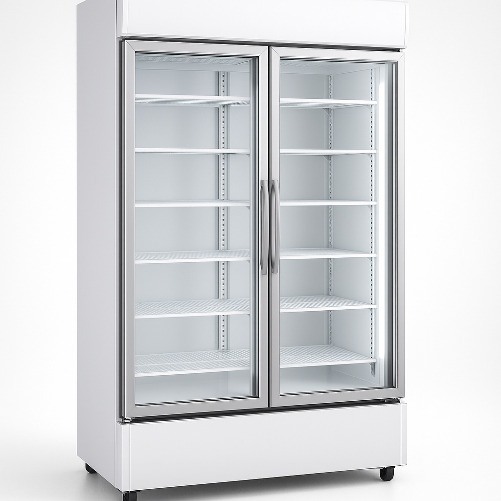 Glass Door Bottle Cooler Device