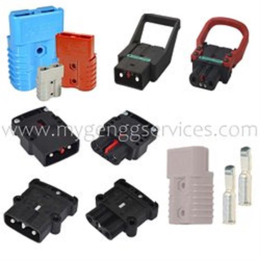 Brass 2-Pin Battery Charger Connector