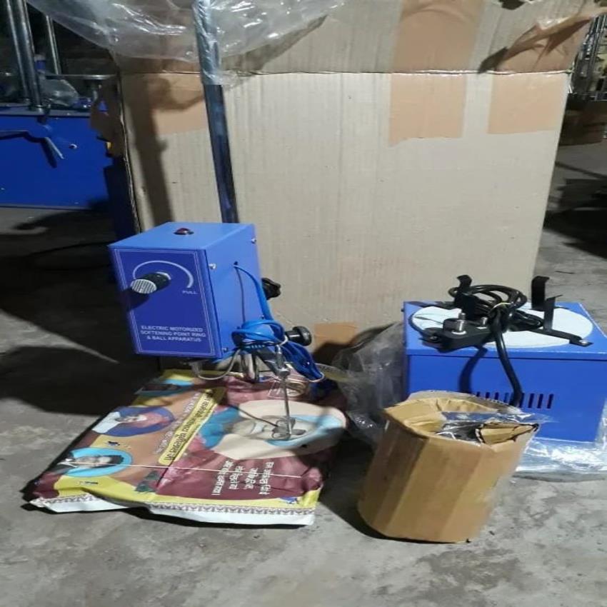 Manual Brass Glass Ring & Ball Softening Point Test Machine