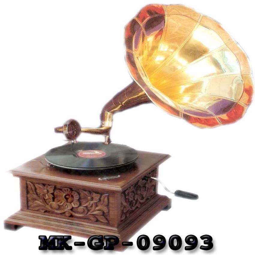 Brass MDF Gramophone