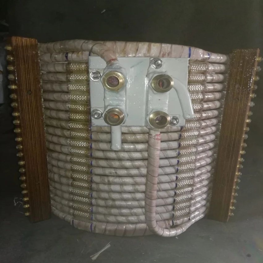Brass Induction Coil for Industrial Furnaces