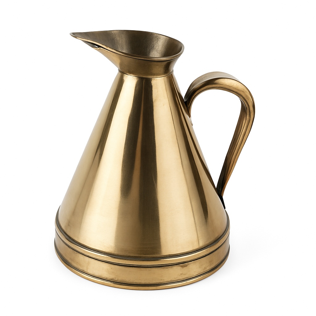 Heavy Duty Brass Measuring Container, 5 Liter