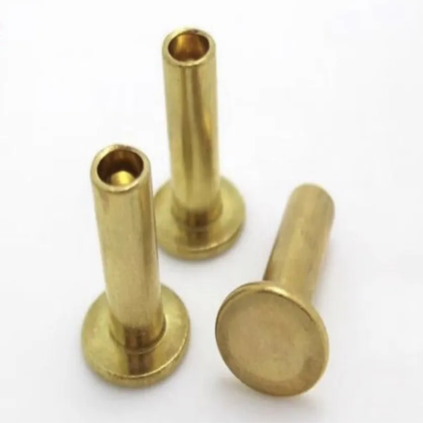 Brass Tubular Rivets, 1mm-10mm