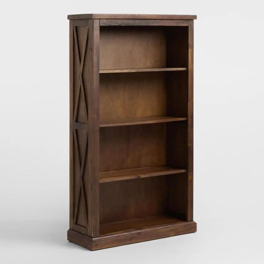 Wood Bookcase 5-8 Ft