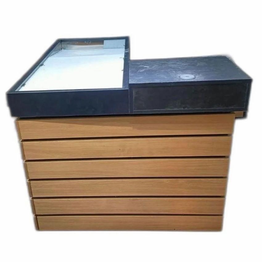 Supermarket Wooden Cash Desk