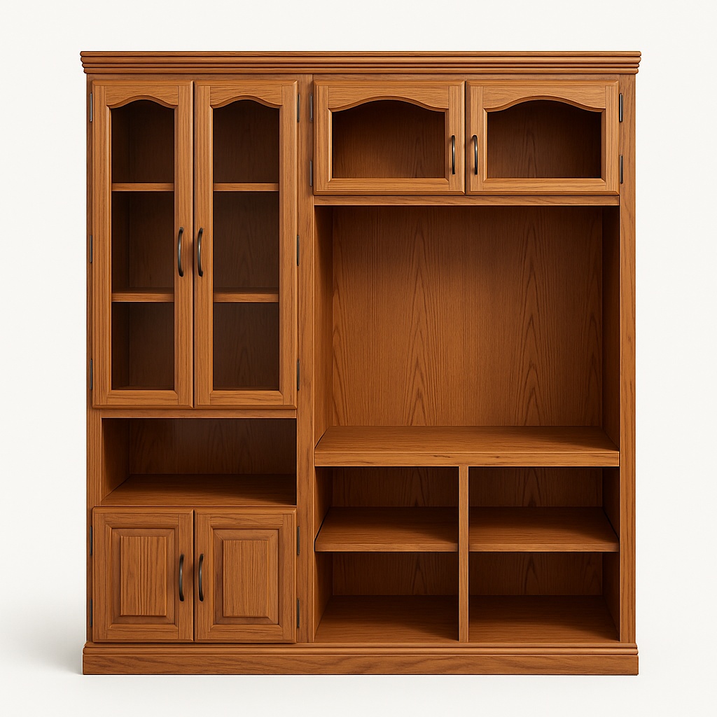 Brown Wooden LCD TV Stand