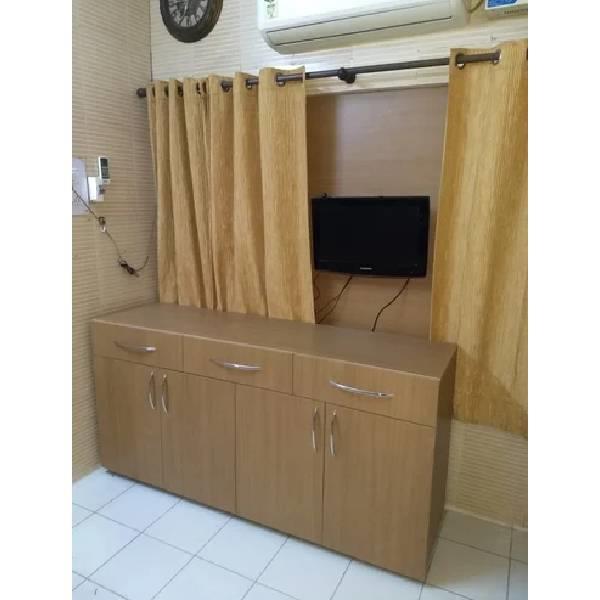 Brown Wood Display Counter