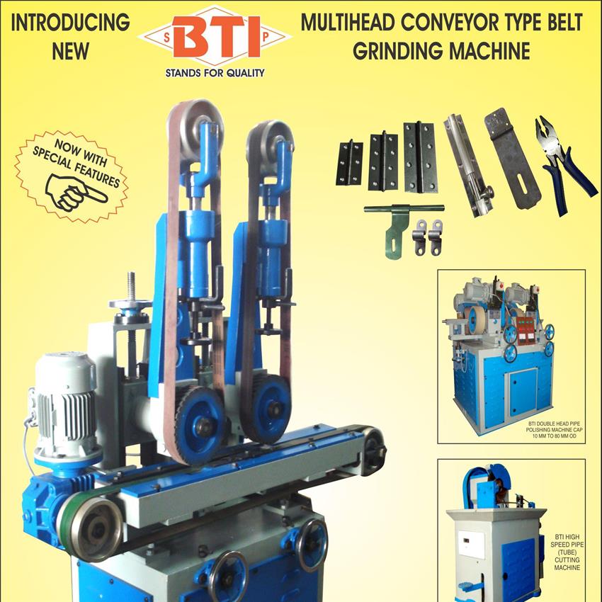 BTI Metal Hinges Buffing Equipment