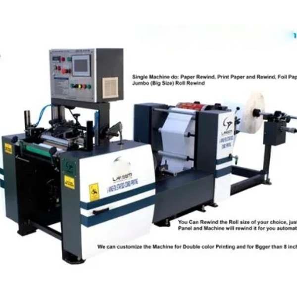 Butter Paper Rewinder With Printing