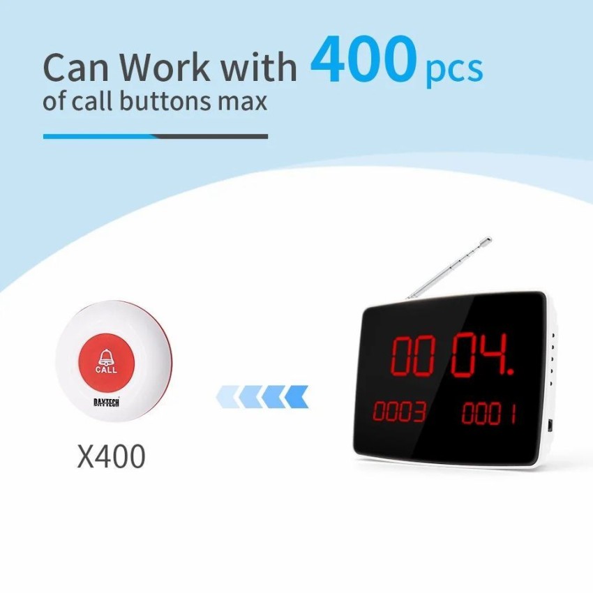 Buvvas E-400 WH Wireless Nurse Calling System