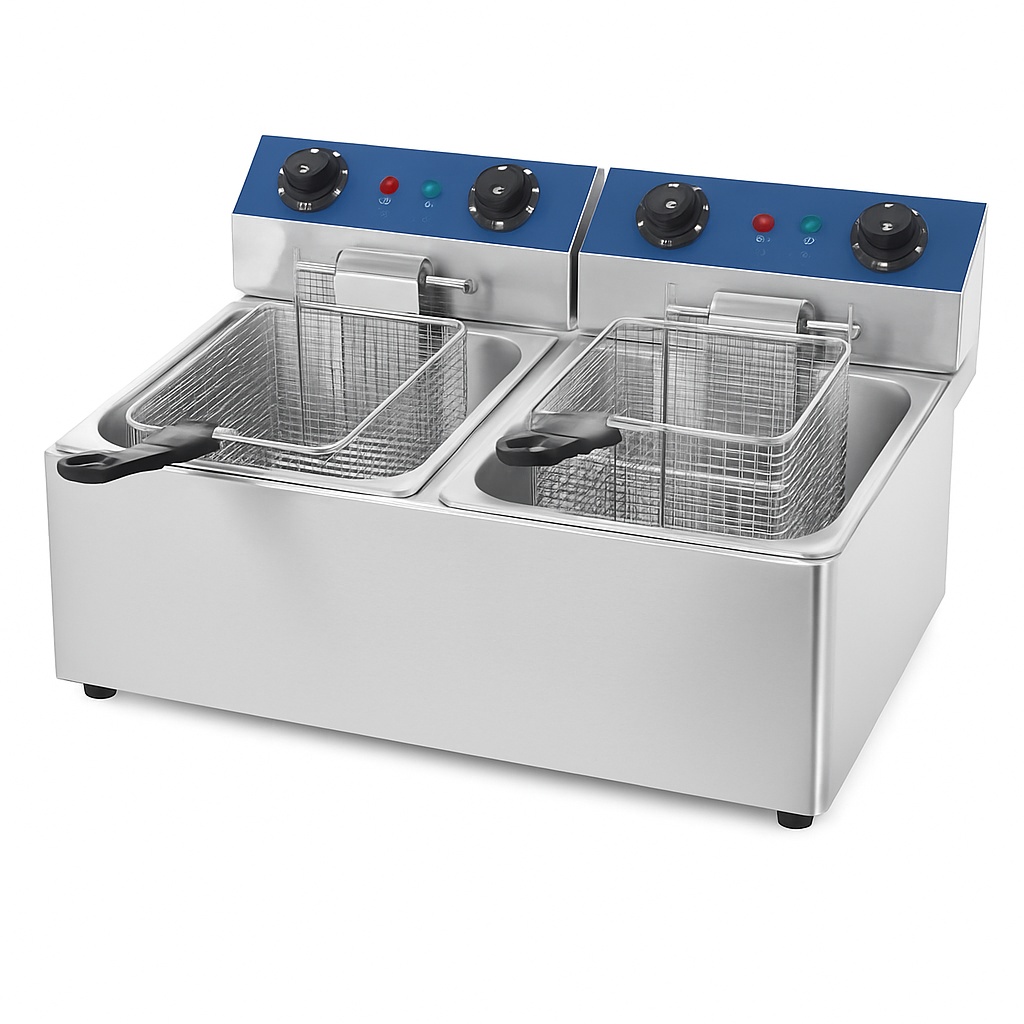 12L Automatic Double Deep Fryer