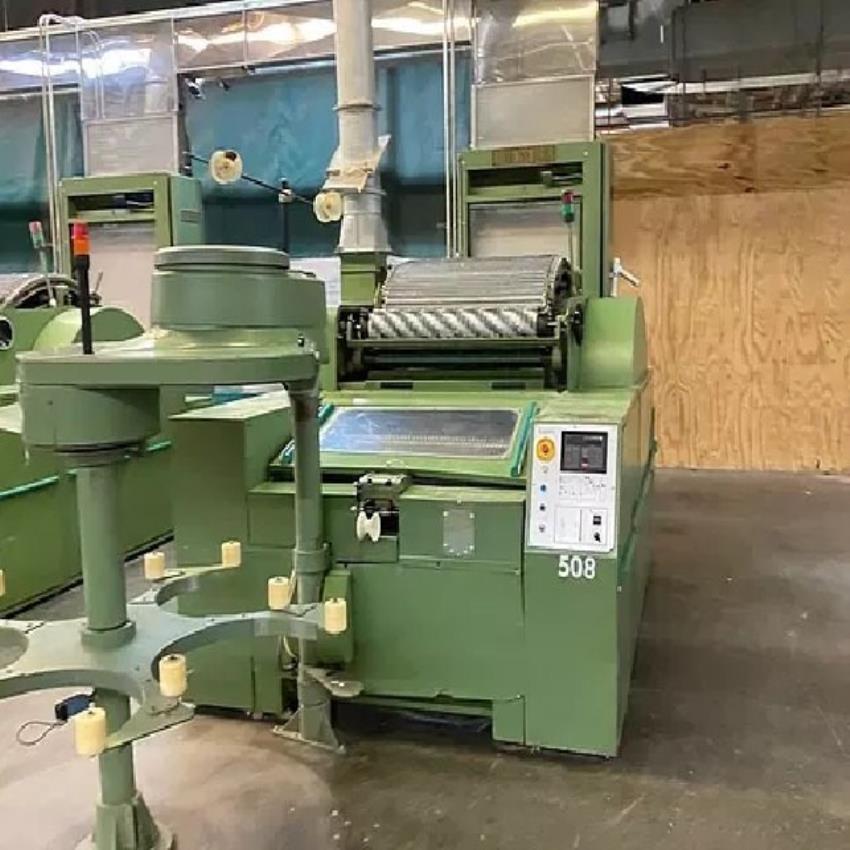 Carding Machine for Sliver, 50-60 kg/hr