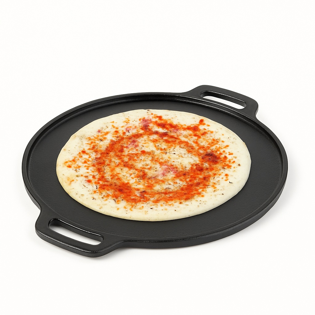 Cast Iron Dosa Pan, Large Diameter