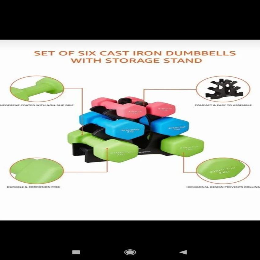 Cast Iron Hex Dumbbell