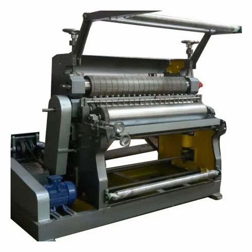 Cast Iron Oblique Paper Corrugation Machine