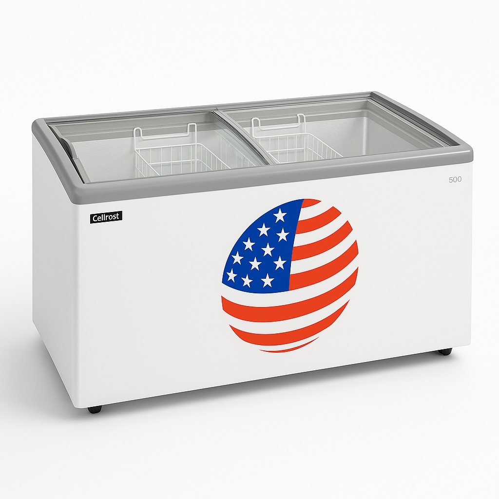 Celfrost IKG-111 Glass Top Freezer, 500L