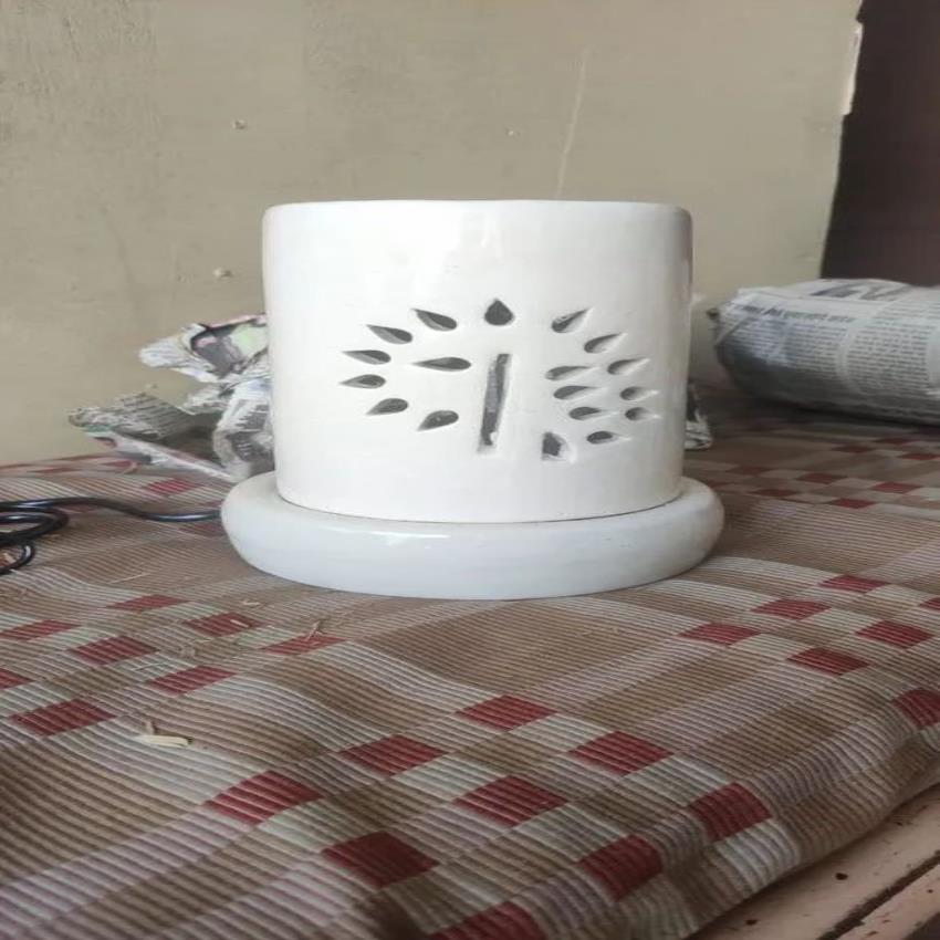 Ceramic White Aroma Oil Pot