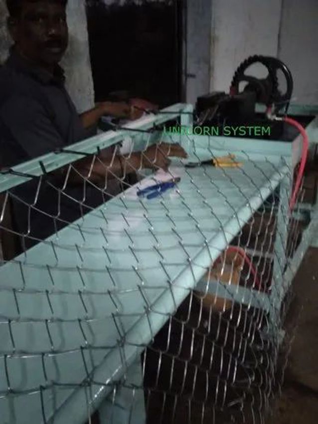 Chain Link Fence Manufacturing Machine, 3-Phase