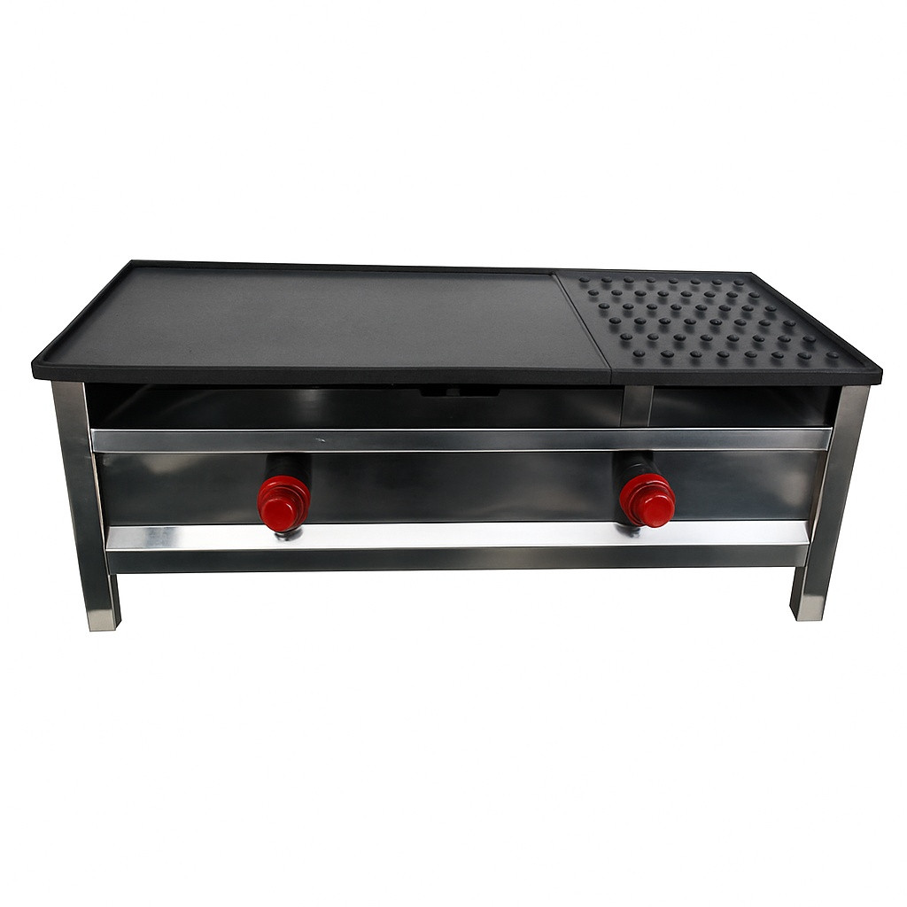 2-Burner Chapati Bhatti Machine (15x36x13 Cm)