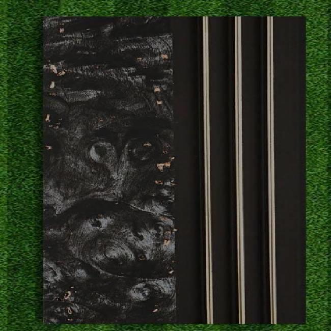Charcoal Decorative Panels 12 Inch