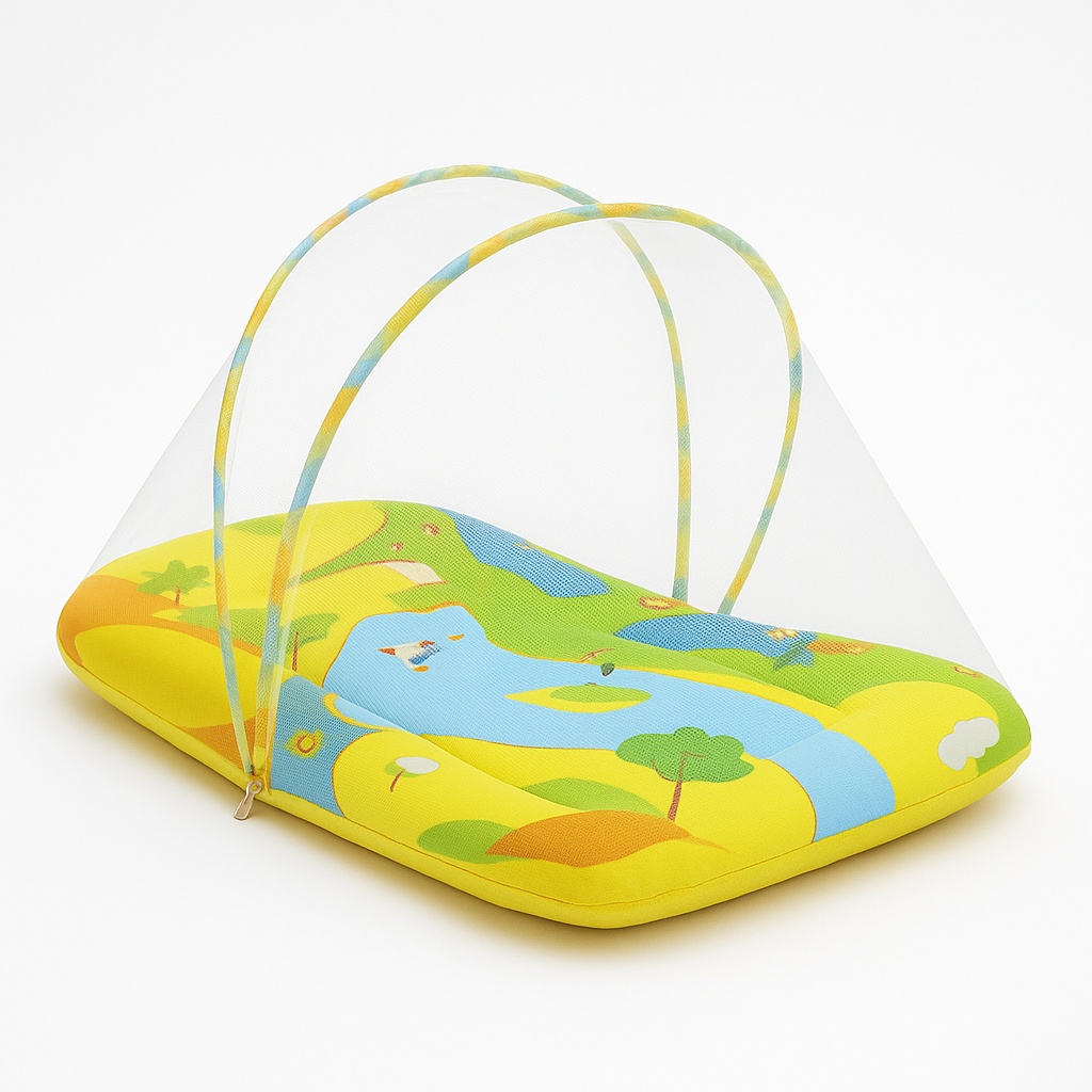 Checkered Baby Mosquito Net