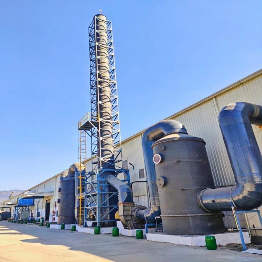 Chemical Pollution Control Scrubber Device