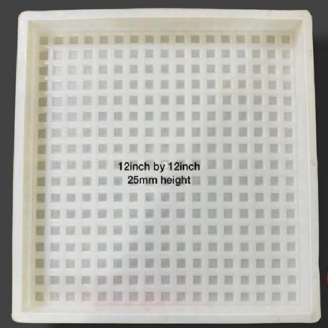 Chequered Tile Silicone Plastic Form