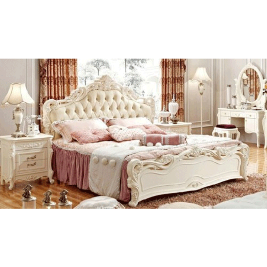 Cherry Wood Double Bed 6x6 Feet