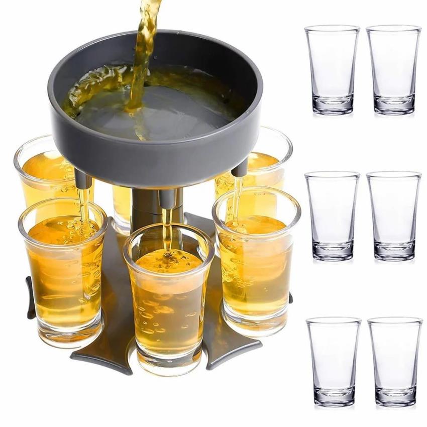 Plastic Liquid Pourer for 6 Glasses