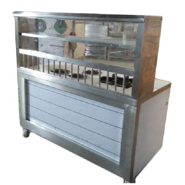 304 Stainless Steel Chole Bhatura Counter, 5 ft