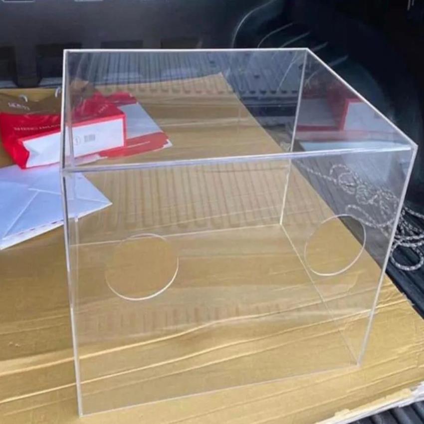 Clear Acrylic Diagnosis Box, 2mm Thickness, Square