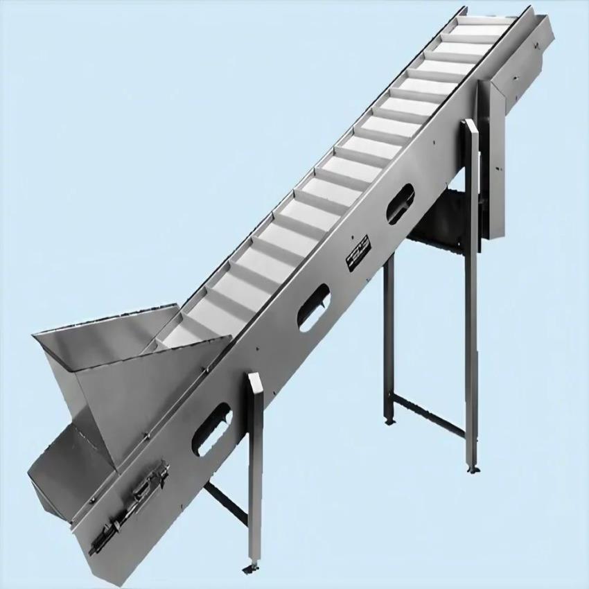 Stainless Steel Cleated Belt Conveyor